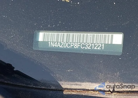 2015 Nissan Leaf Sv z USA, uszkodzony, nr VIN 1N4AZ0CP8FC321221